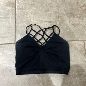black bralette/ top